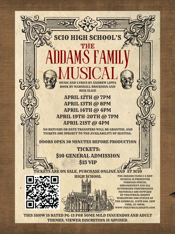 SHS Drama Presents The Addams Family Musical! Scio High School