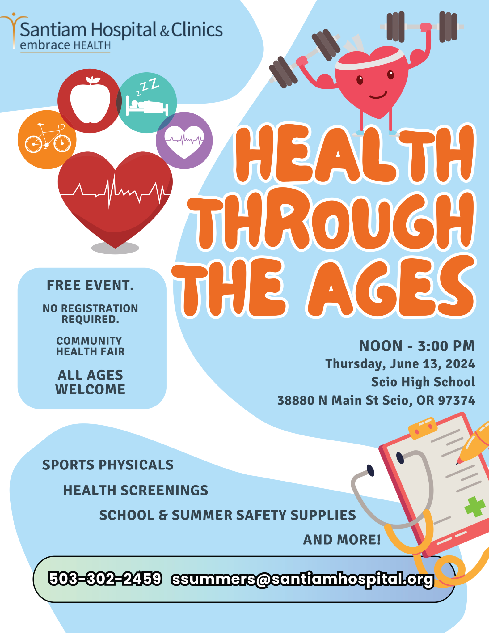 Free Event Health Through the Ages Scio High School